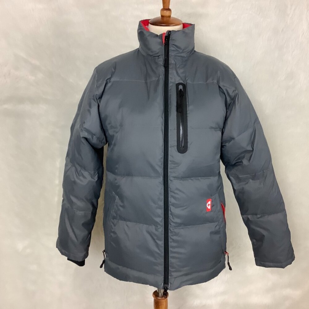 Gerbing Men's Gray Quilted 7 Volt Heated Puffer Jacket S